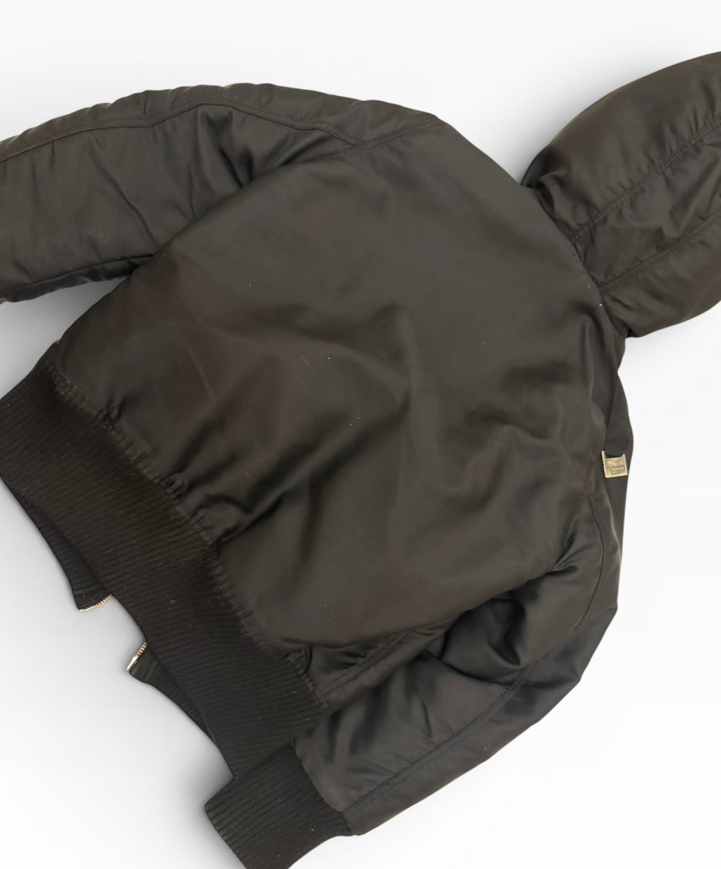 Versace Fur Hooded Puffer Coat