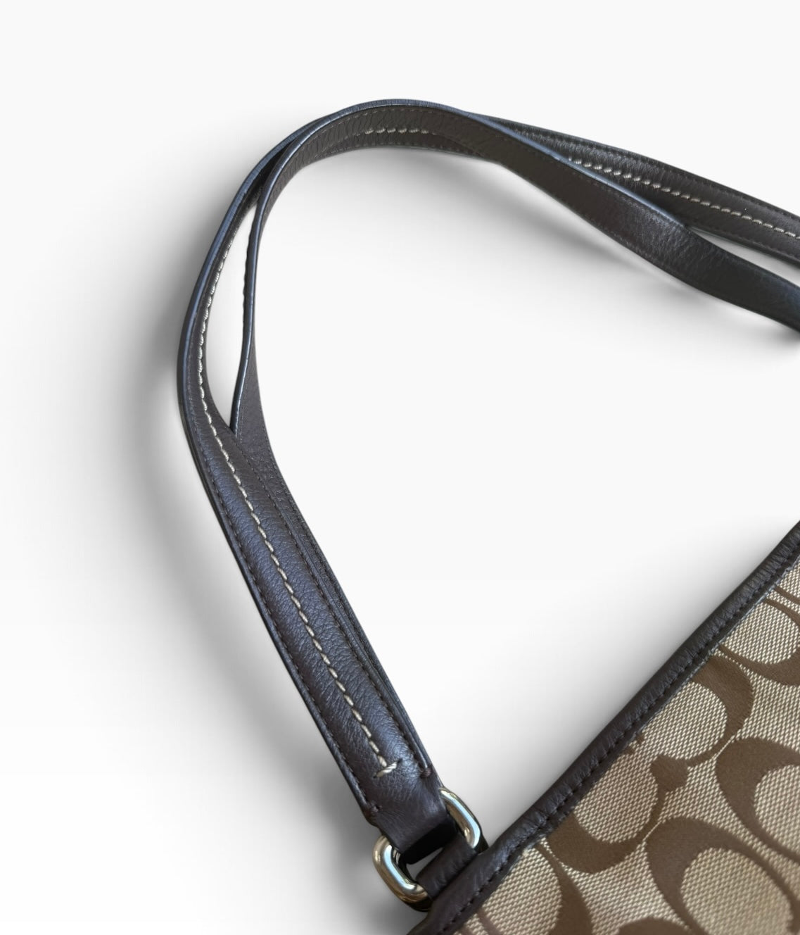 Coach Signature Jacquard Shoulder Tote Bag F23297