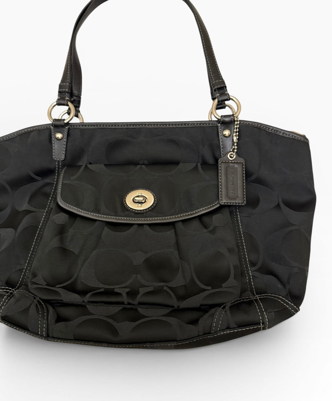 Coach Jacquard Shoulder Bag