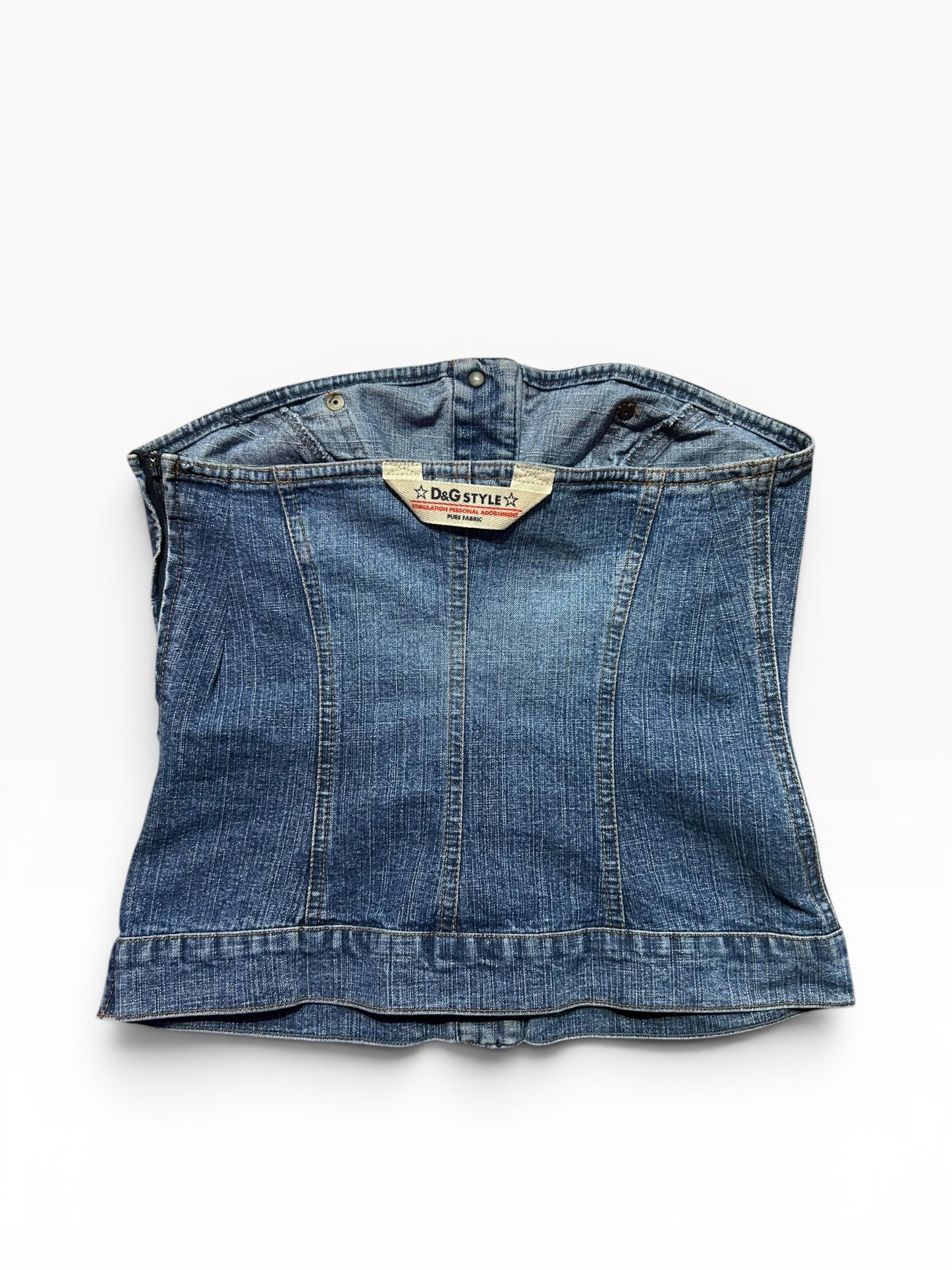 Dolce & Gabbana Denim Bustier