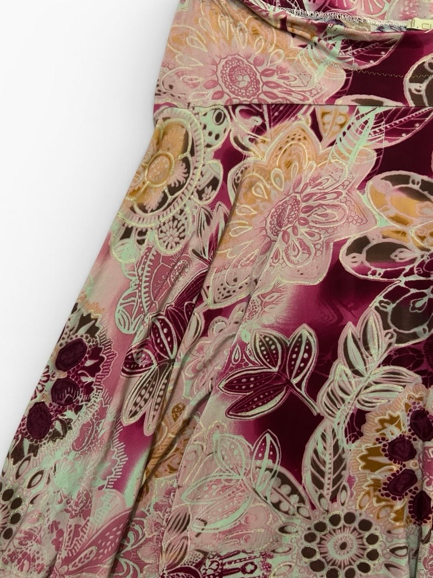 Roberto Cavalli ‘Cavalli Class’ Floral Midi Skirt