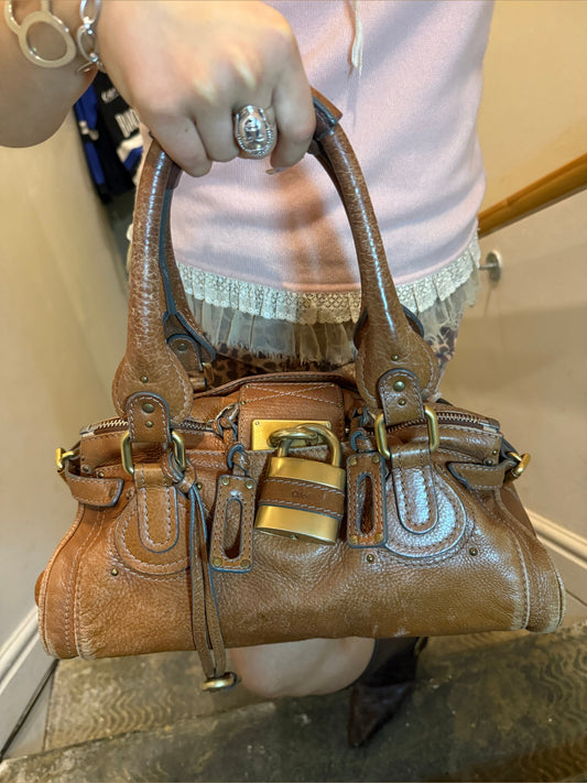 Chloe Paddington Tan Shoulder Bag