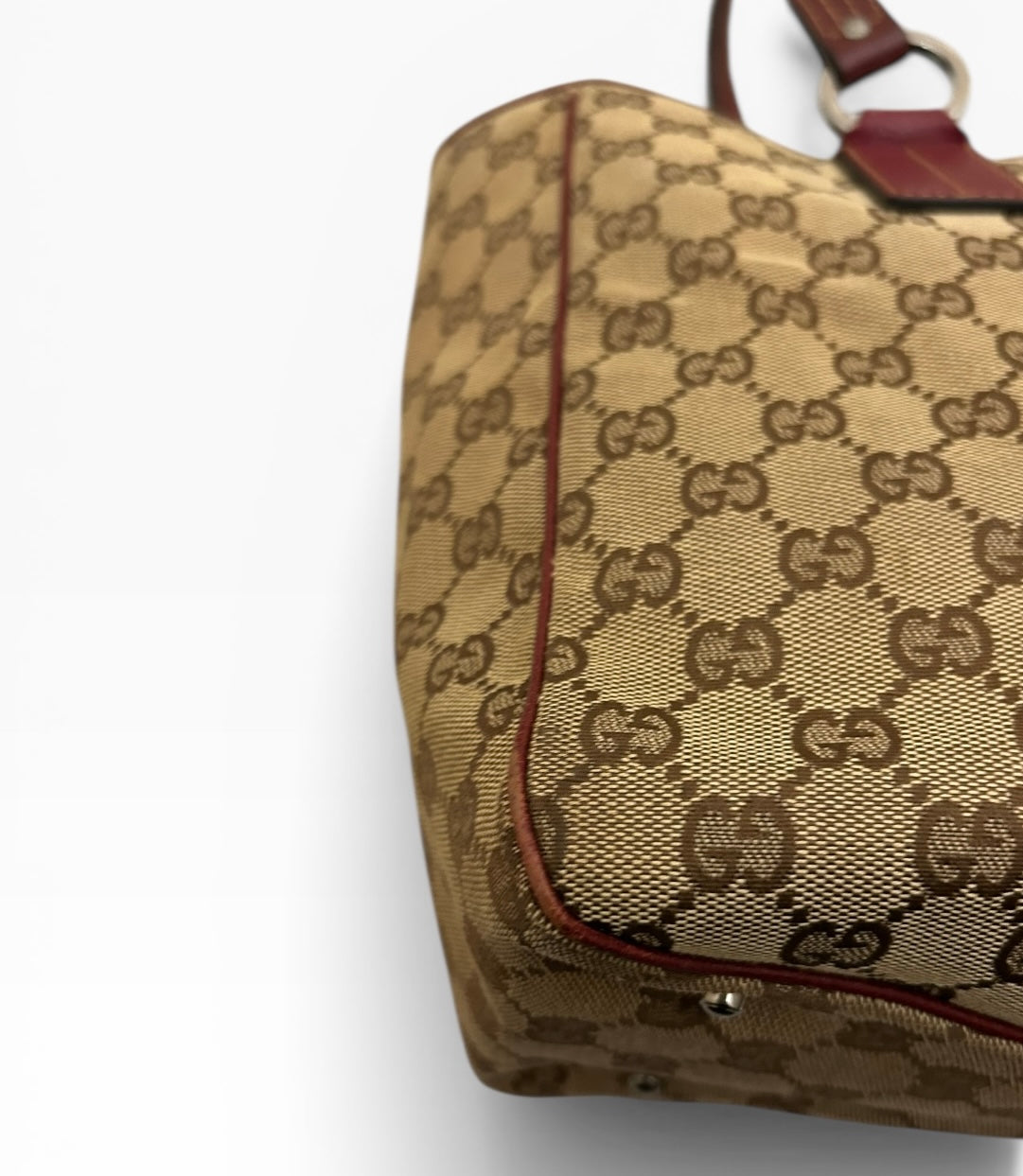 Gucci Monogram Tote Shoulder Bag
