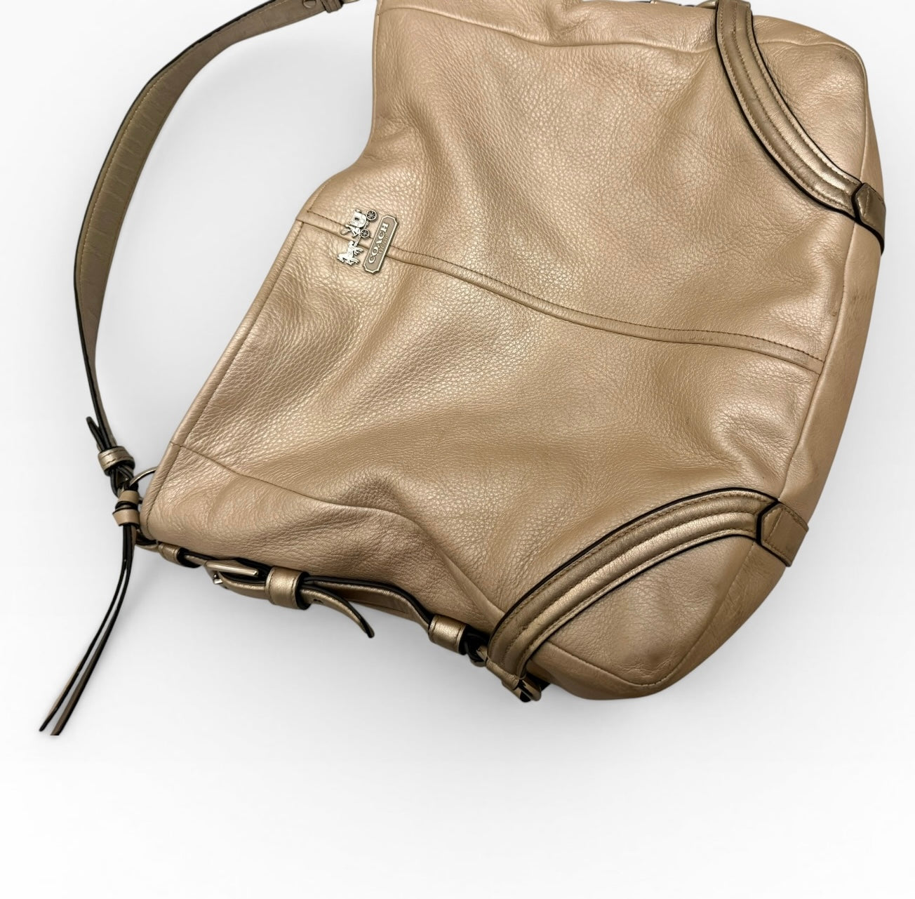 Coach Chelsea Metallic Leather Shimmer Hobo Bag