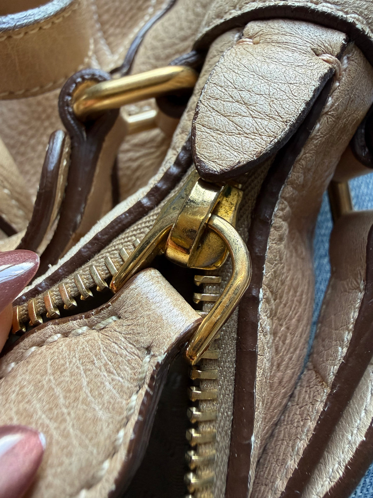 Prada Cervo Antik Deerskin Leather Shoulder Bag