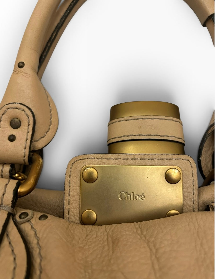 Chloe Paddington Studded Shoulder Bag