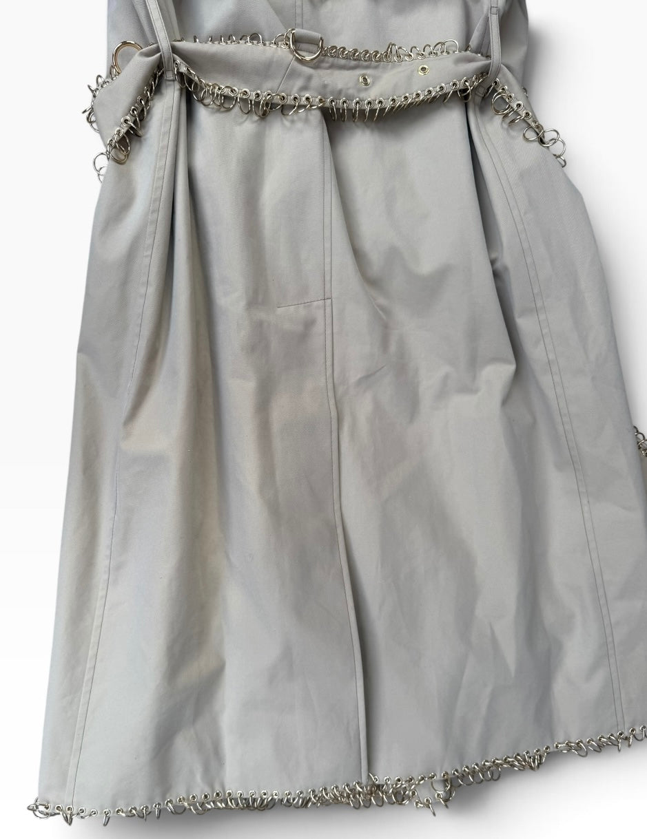 Burberry Chain-Embellished Trench Coat SS19