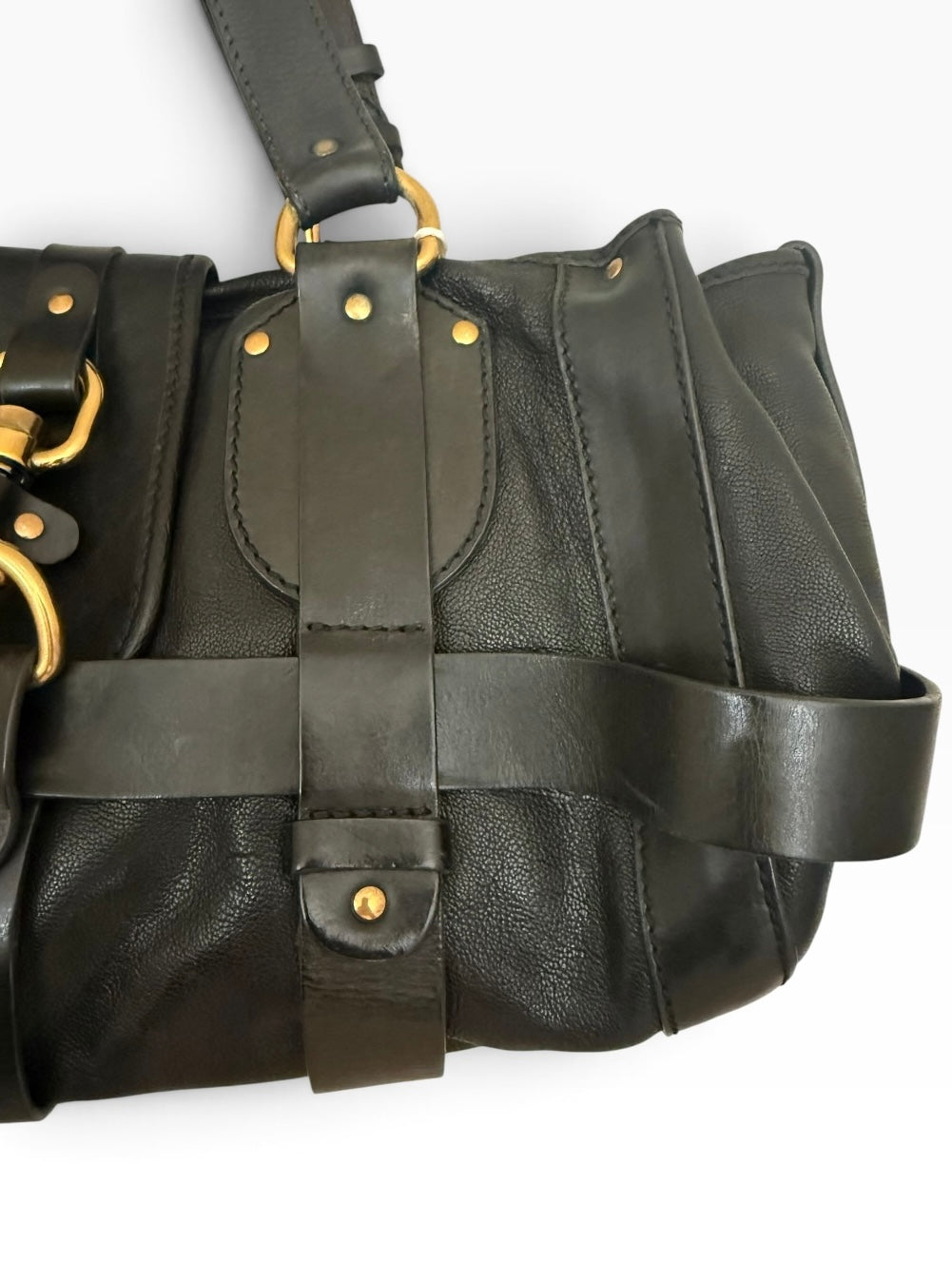 Chloé Kerala Equestrian Black Leather Horse Charm Bag 2005
