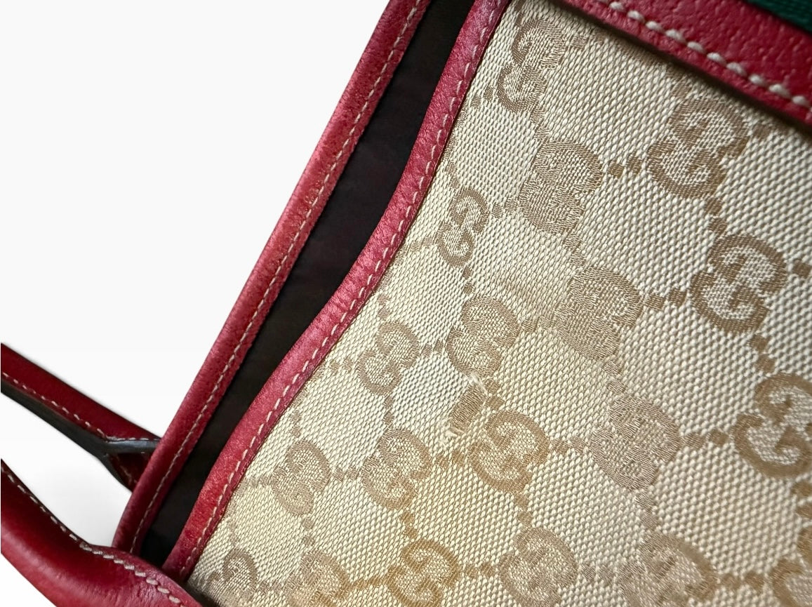 Gucci Canvas Web Princy Bag