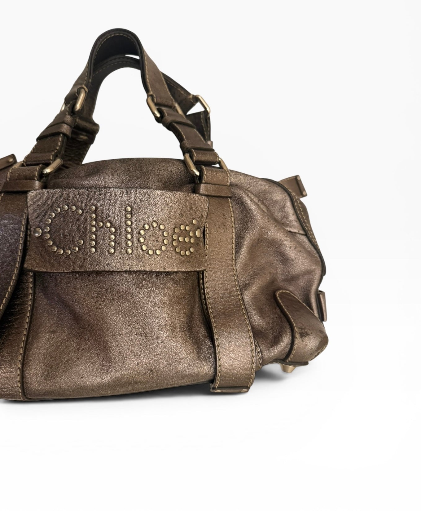 Chloe Patsy Metallic HandBag