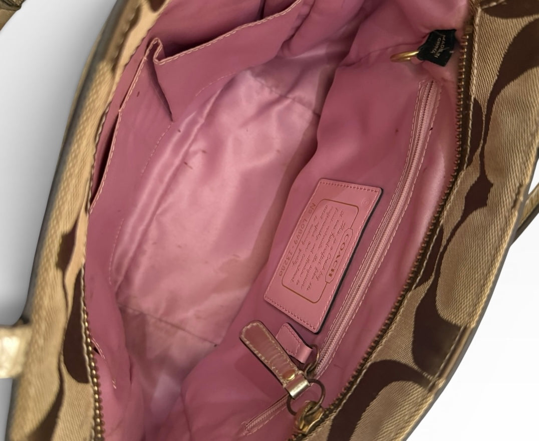 Coach Gold Tote