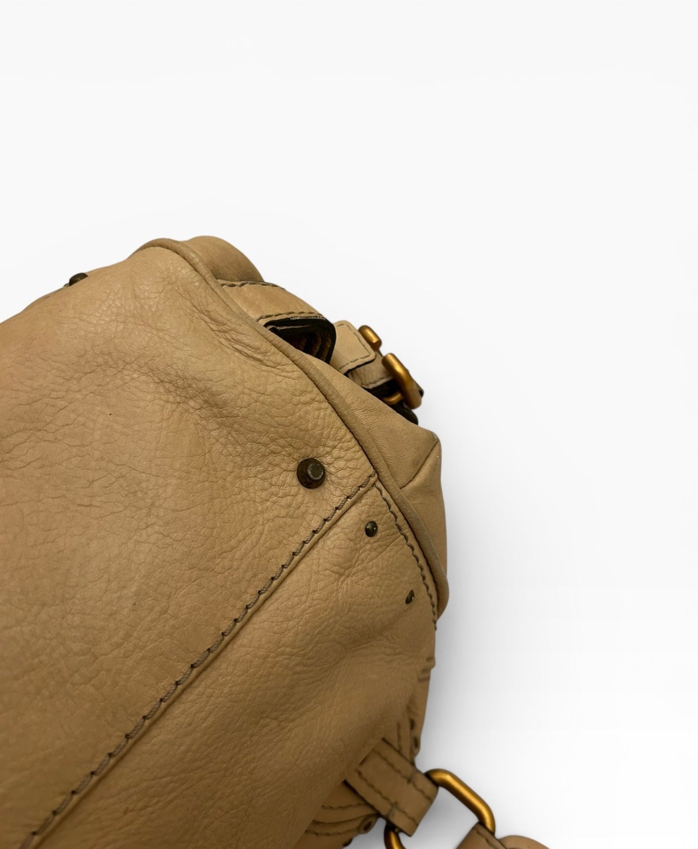 Chloe Paddington Studded Shoulder Bag
