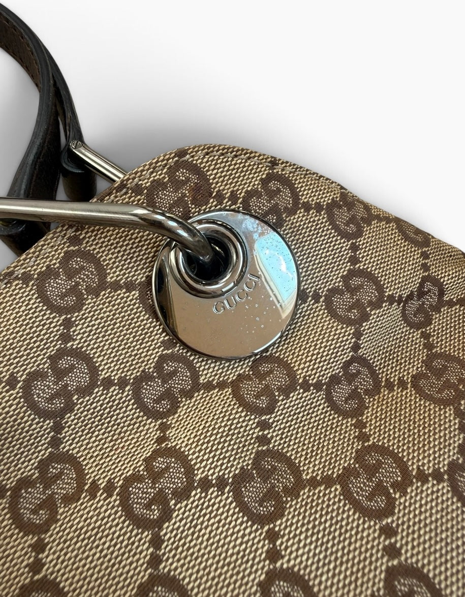 Gucci Monogram Canvas Shoulder Bag