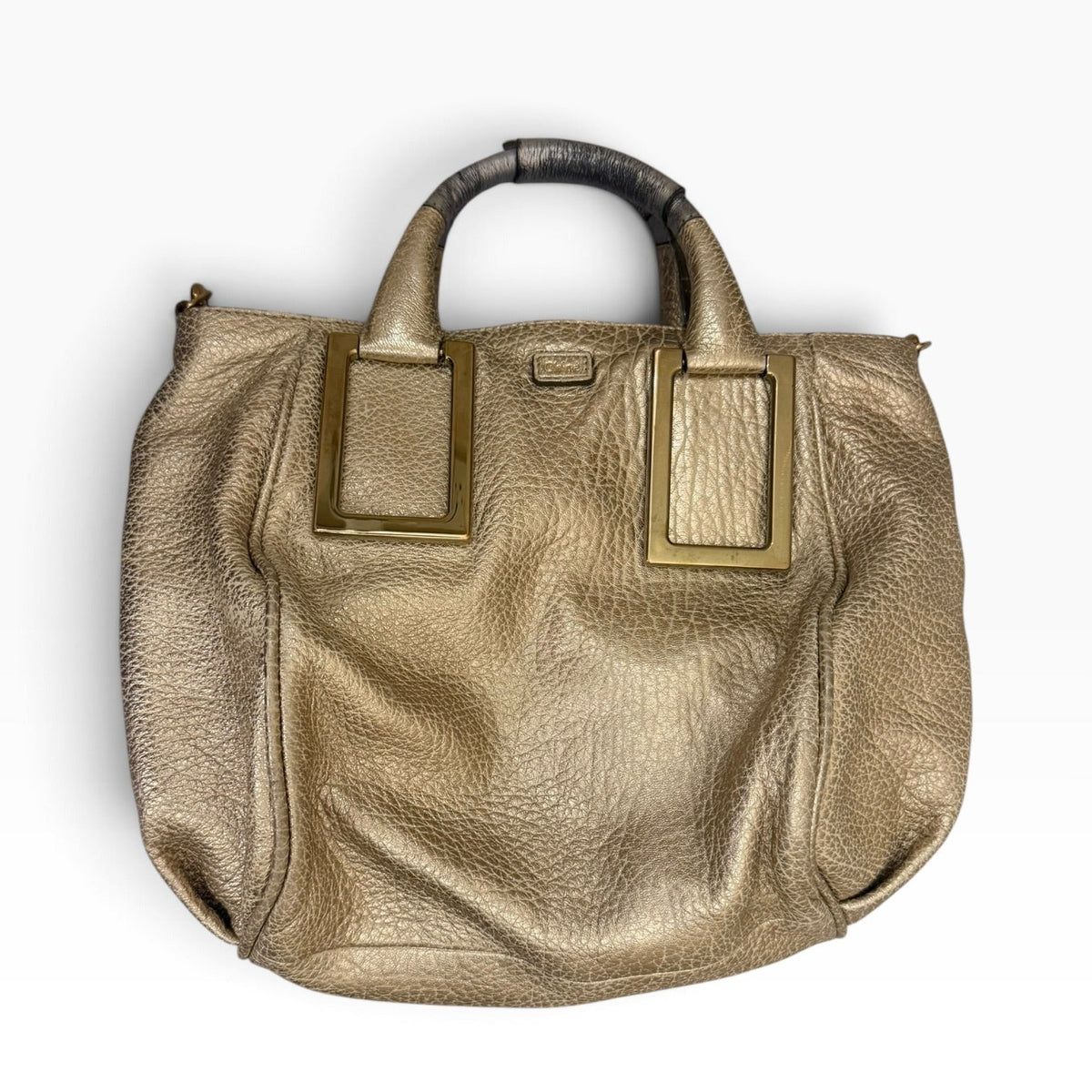 Chloe Ethel Metallic Gold Bag