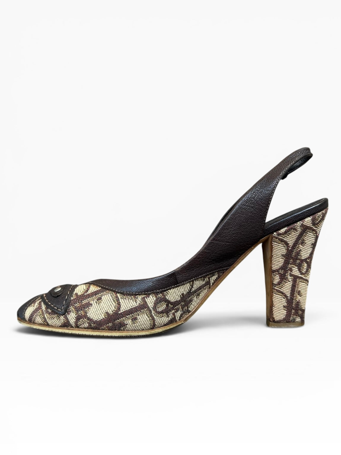 Dior Monogram Slingback Heels