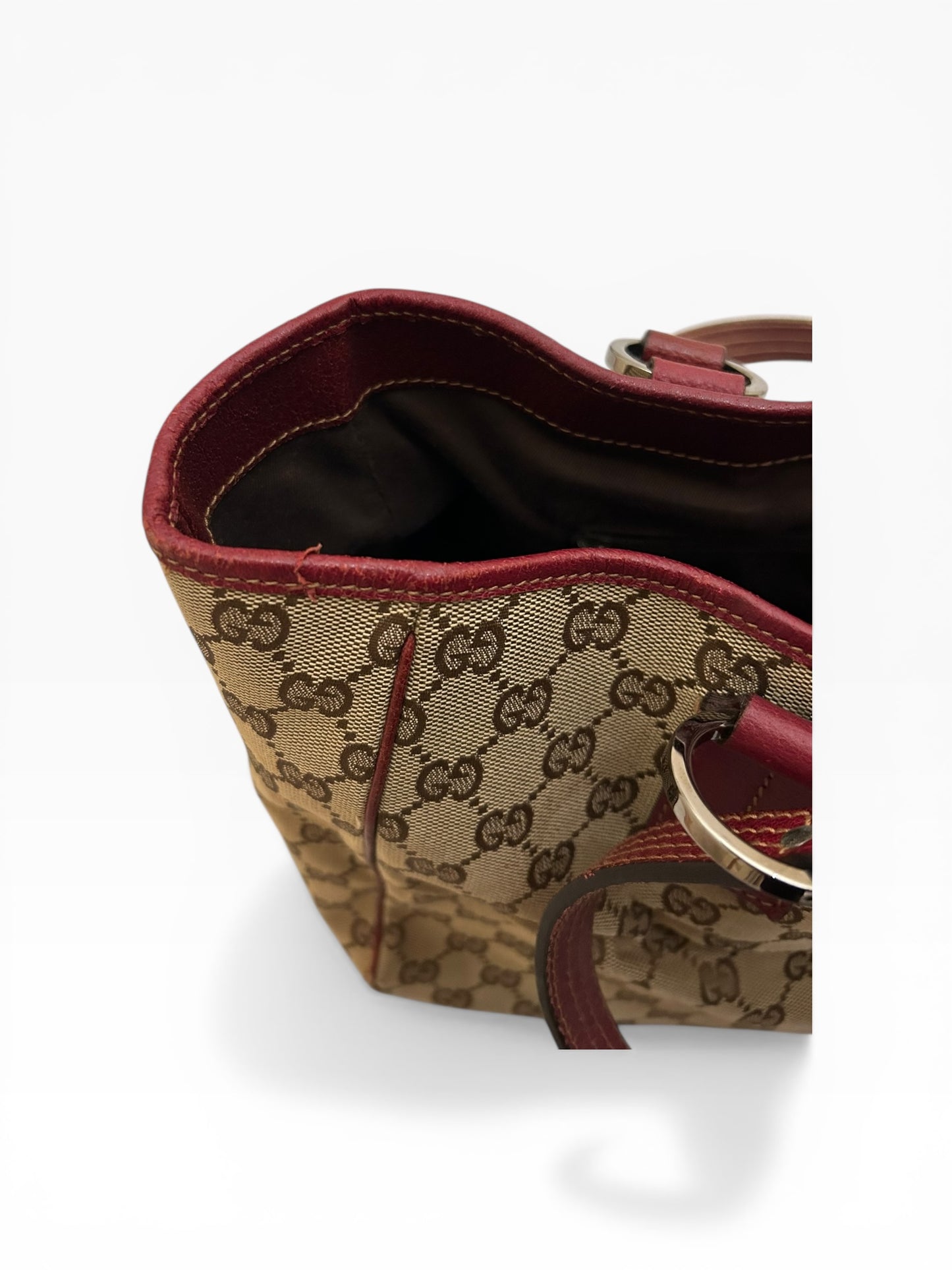 Gucci Monogram Tote Shoulder Bag