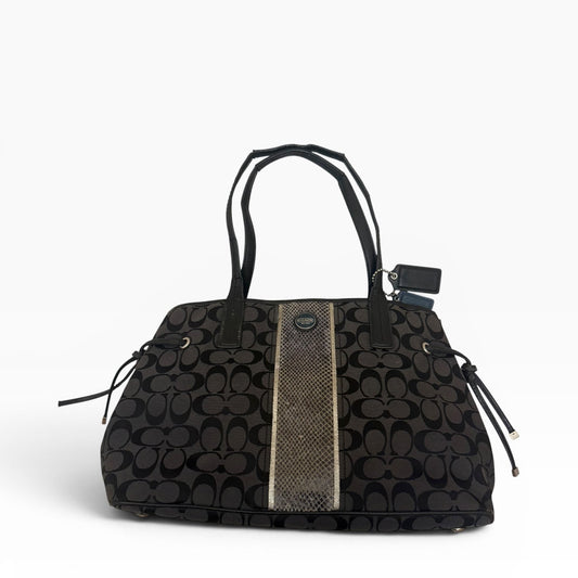 Coach Python Tote