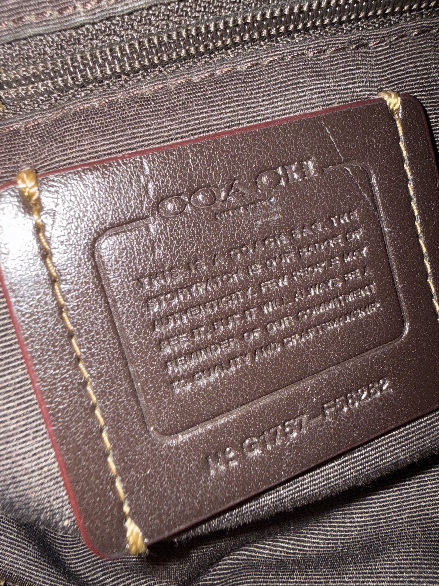 Coach Monogram Tote