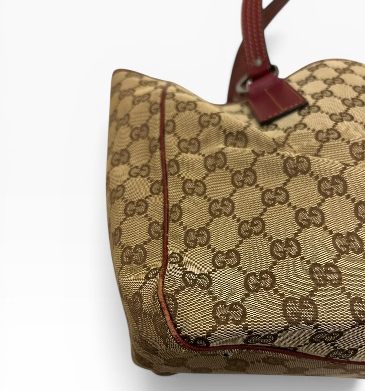 Gucci Monogram Tote Shoulder Bag