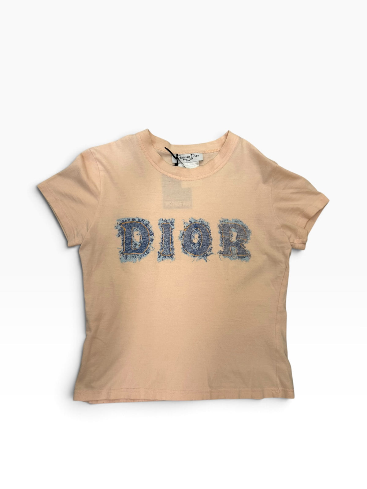 Vintage Christian Dior Denim Logo T-Shirt