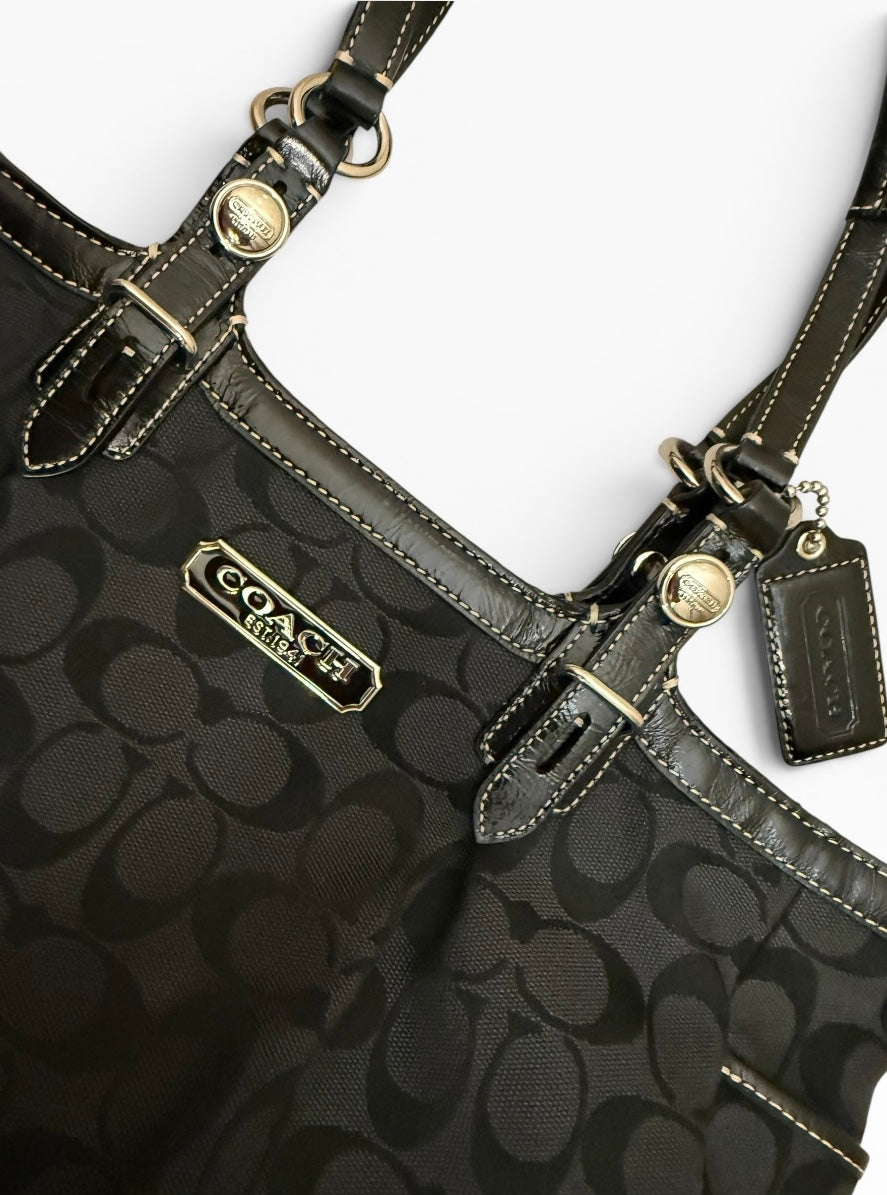 Coach Signature East West Shoulder Bag