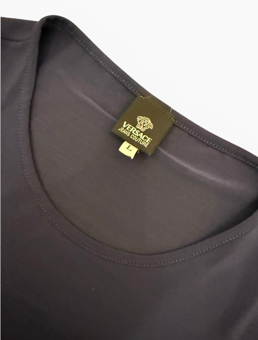 Versace Long Sleeve Graphic Top