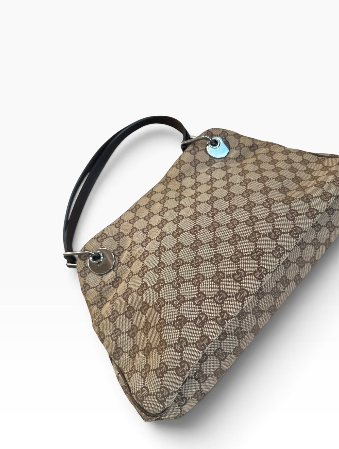 Gucci Monogram Canvas Shoulder Bag