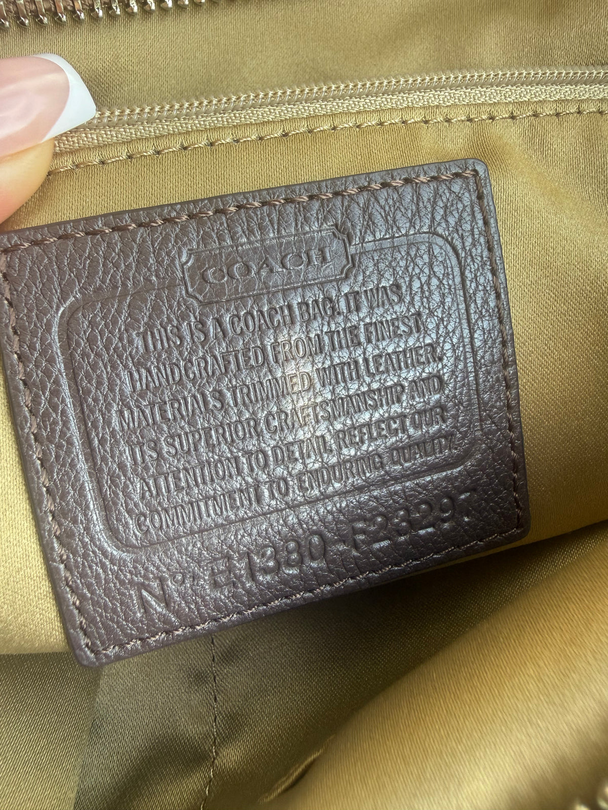 Coach Signature Jacquard Shoulder Tote Bag F23297