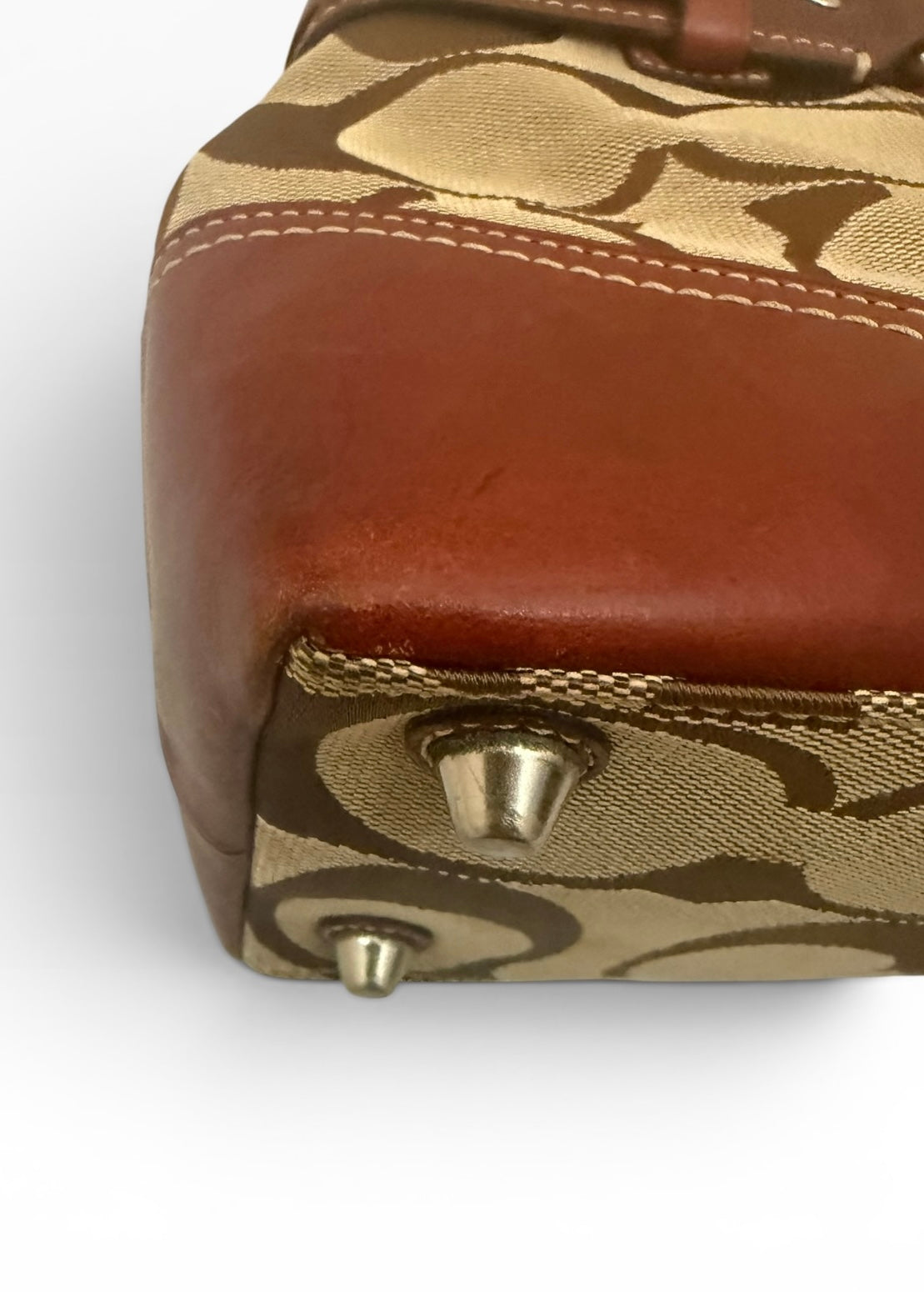 Coach Hampton Clip Python Bag
