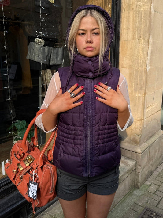Juicy Couture 2000’s Purple Puffer Gilet