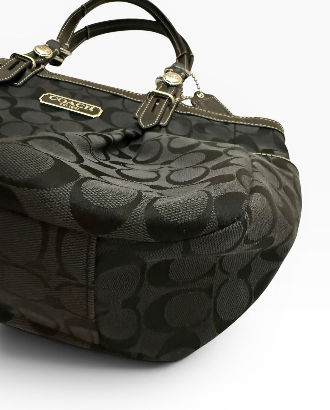 Coach Signature East West Shoulder Bag