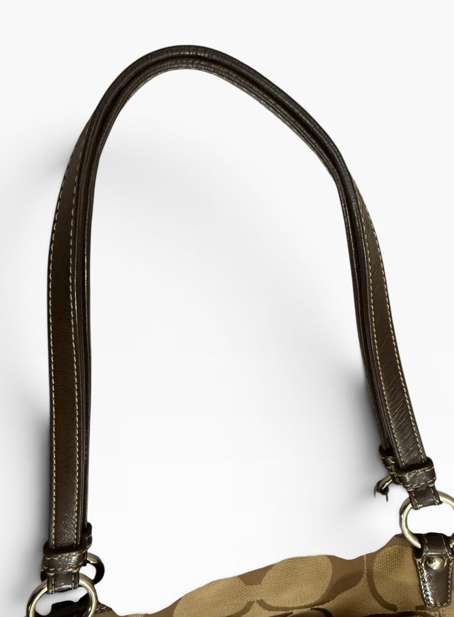 Coach Leah Signature Shoulder Bag