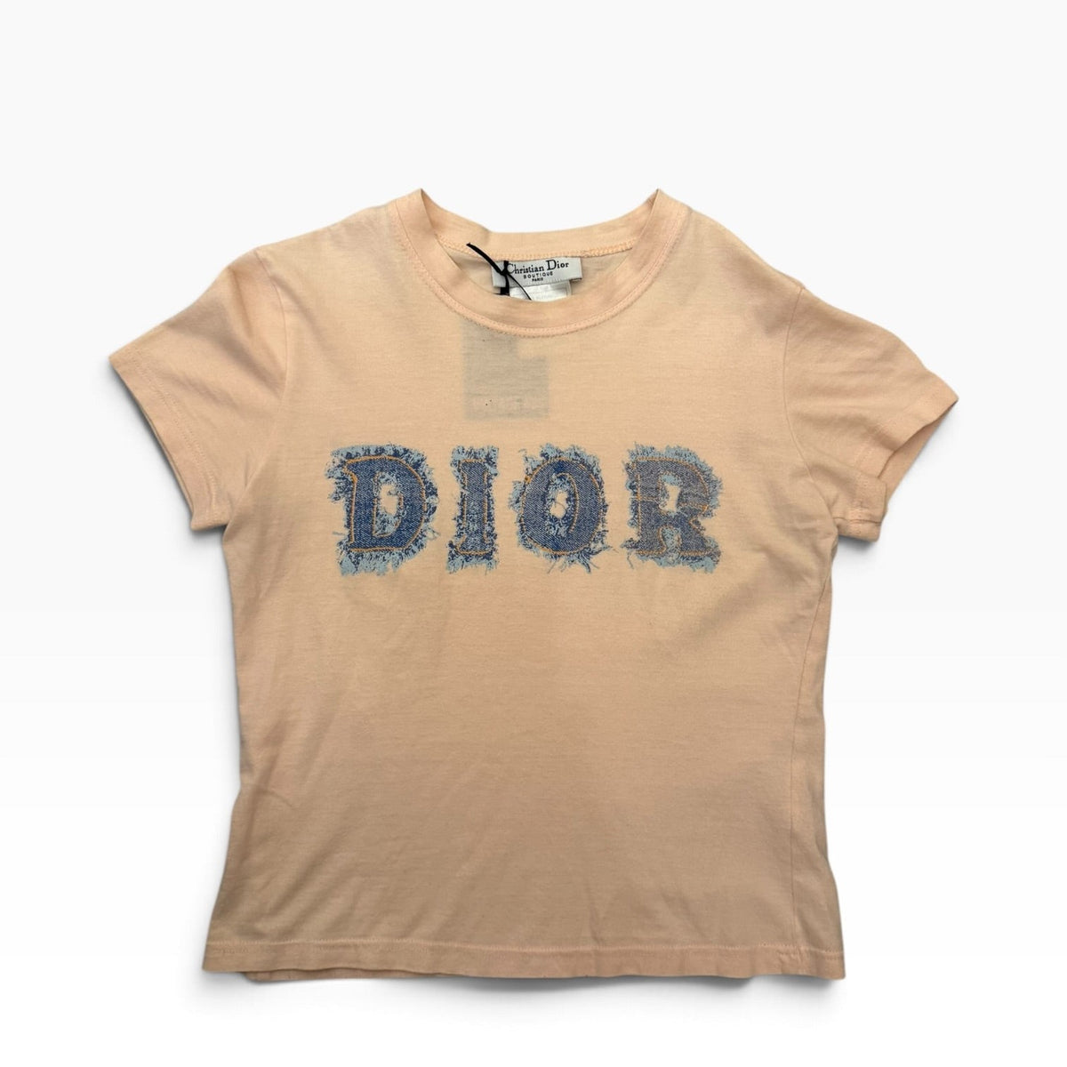 Vintage Christian Dior Denim Logo T-Shirt