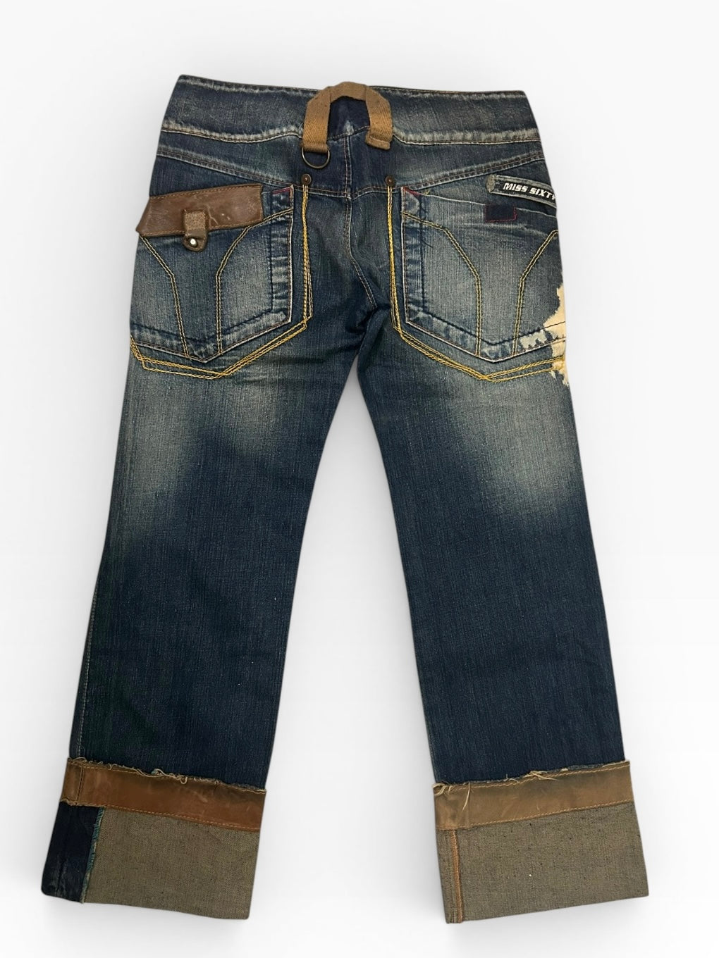 Miss Sixty Cropped Utility Jeans