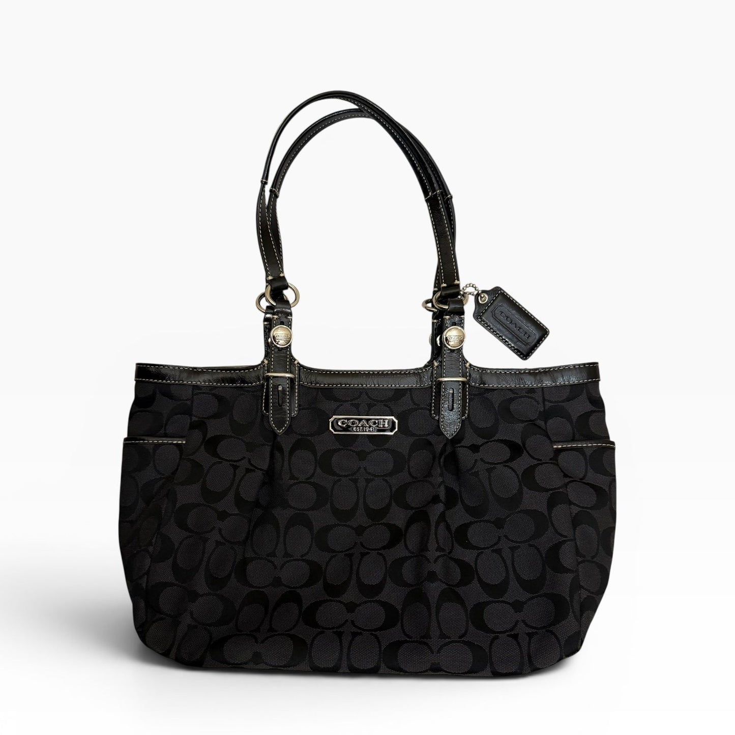 Coach Signature East West Shoulder Bag