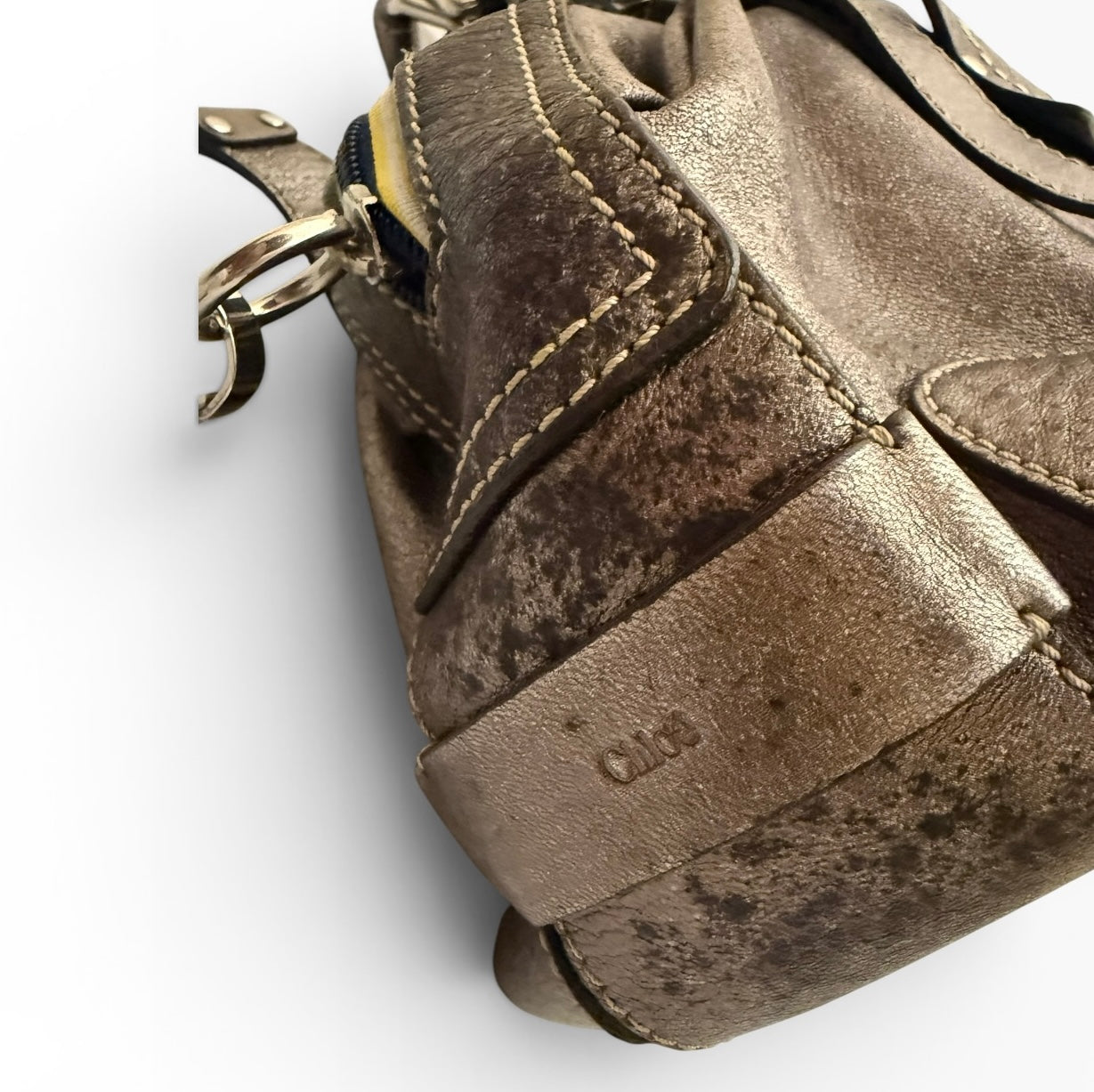 Chloe Patsy Metallic HandBag
