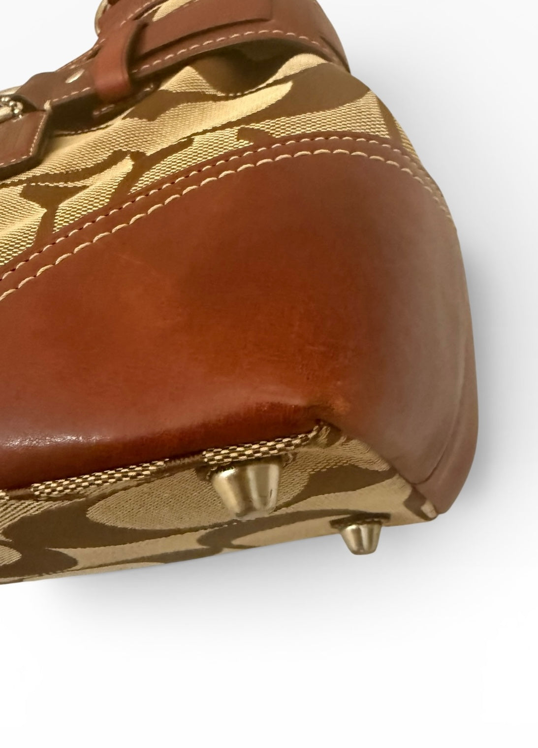 Coach Hampton Clip Python Bag