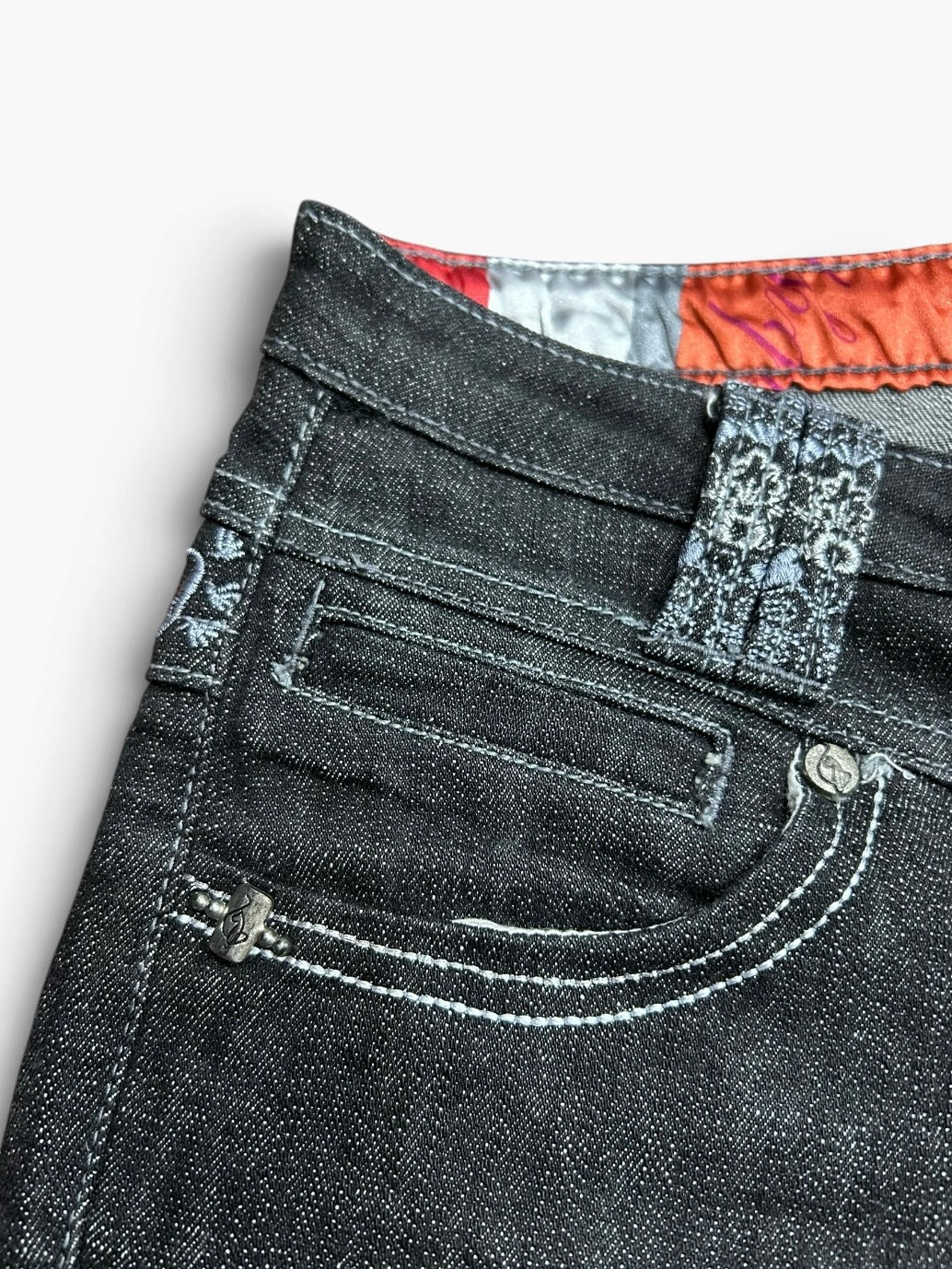 Baby Phat Embroidered Capris