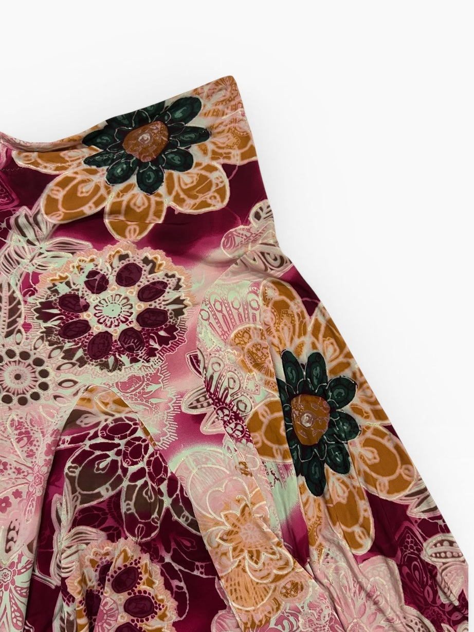 Roberto Cavalli ‘Cavalli Class’ Floral Midi Skirt