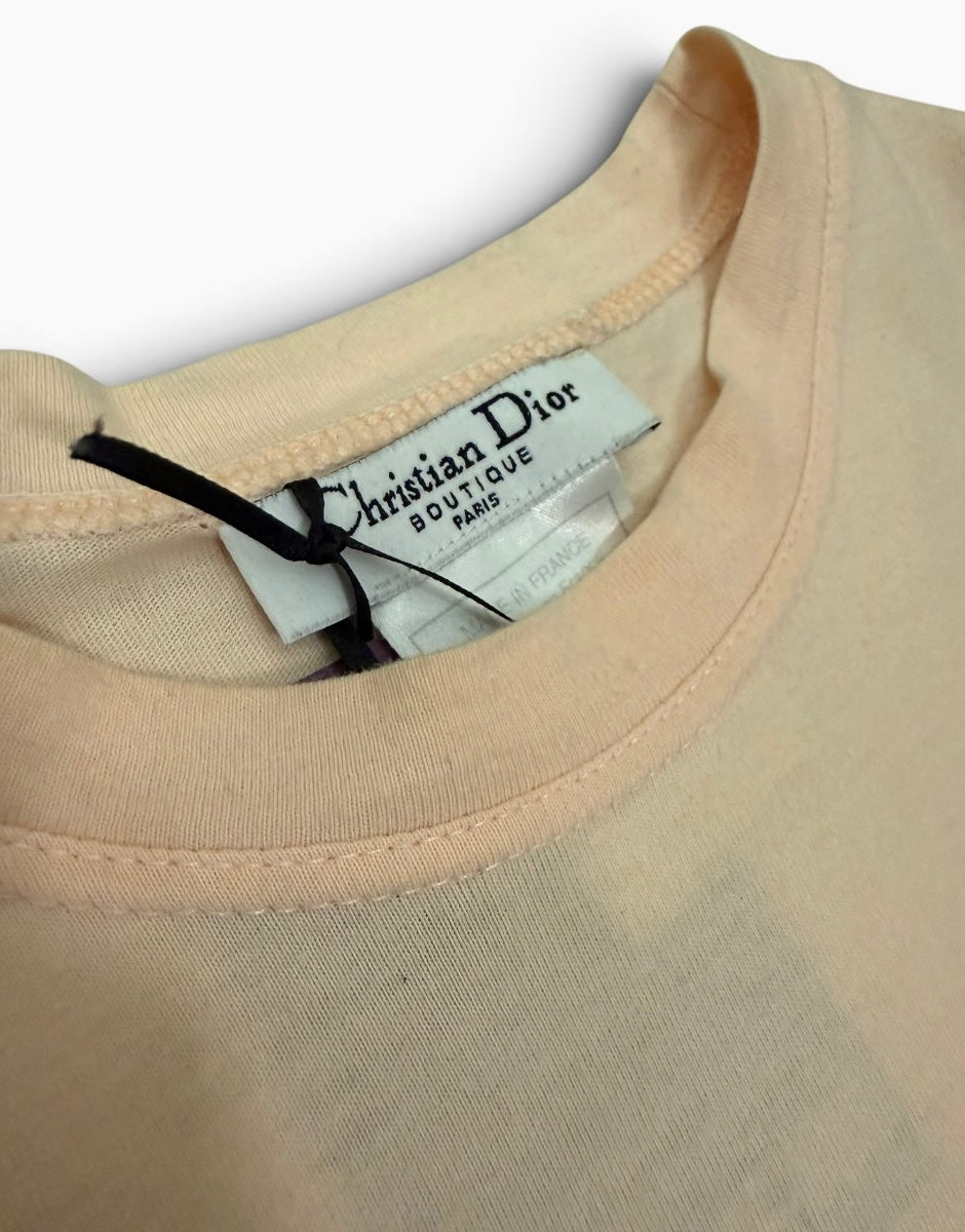 Vintage Christian Dior Denim Logo T-Shirt