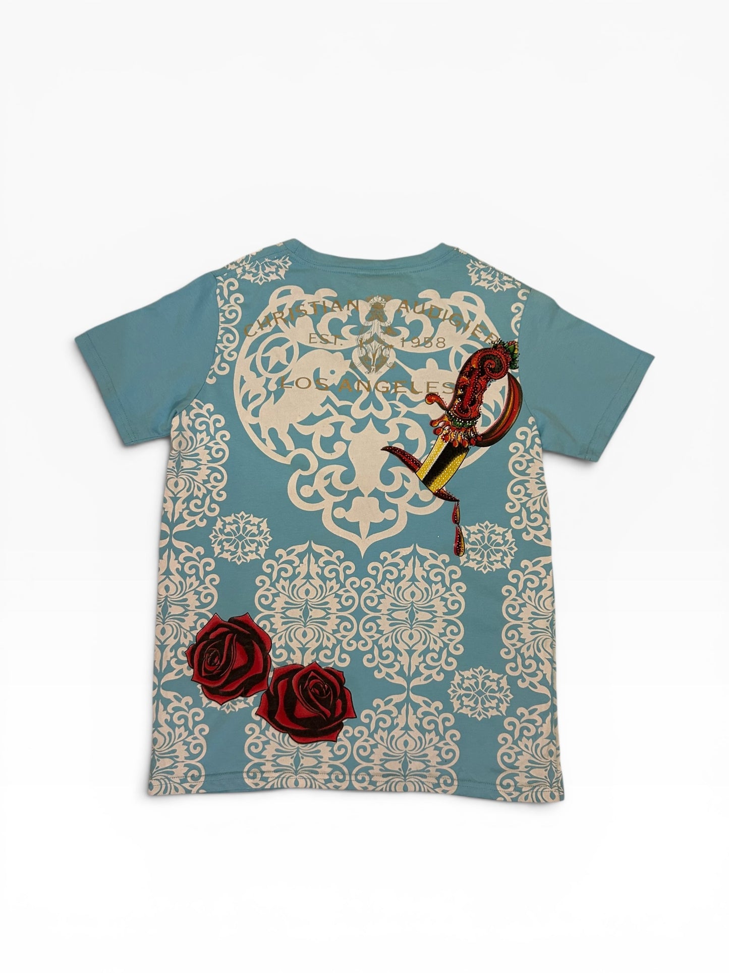 Christian Audigier Diamanté T Shirt