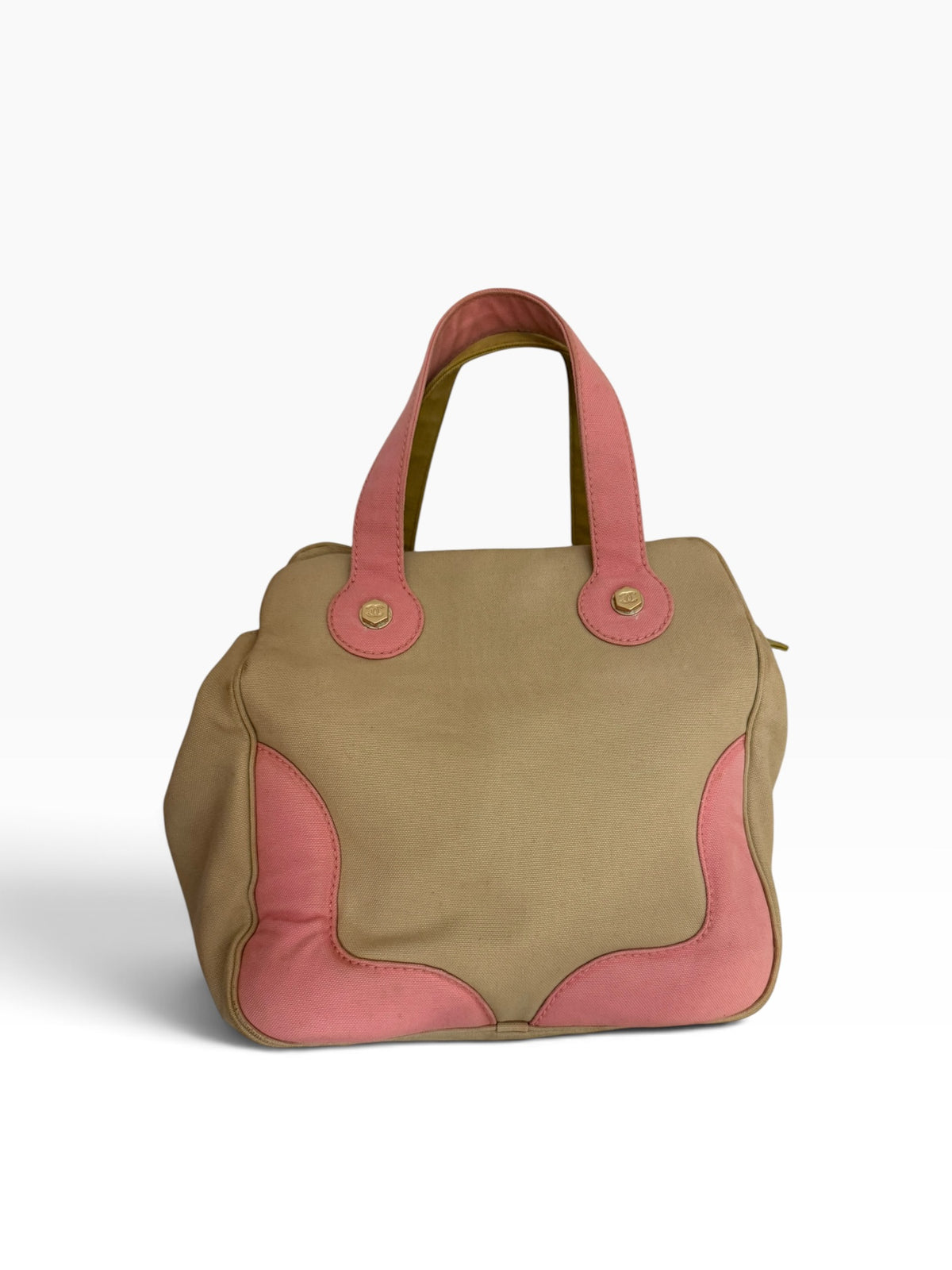 Chanel Marshmallow Canvas Tote Bag