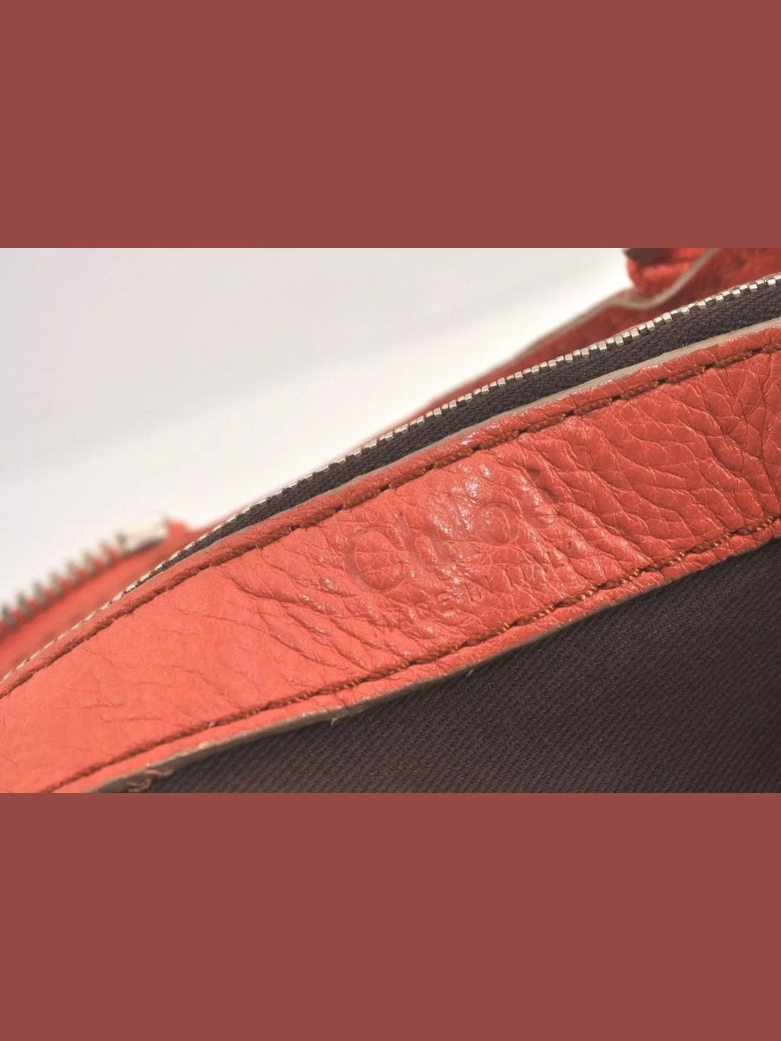 Chloe Paddington Burnt Orange Shoulder Bag