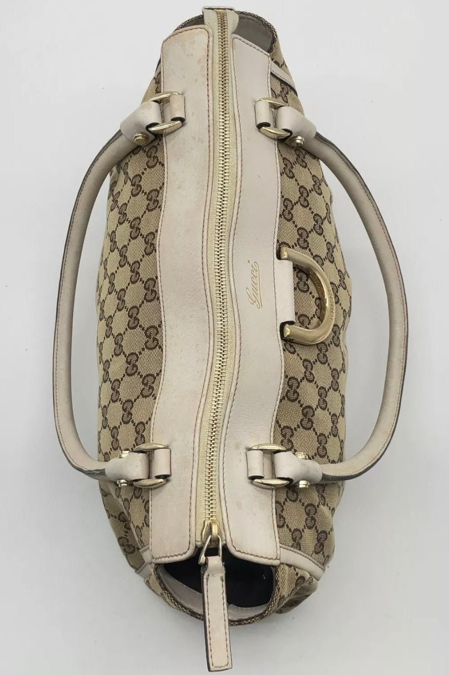 Gucci Leather & Canvas Abbey Shoulder Bag