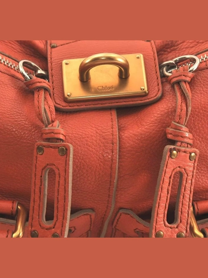 Chloe Paddington Burnt Orange Shoulder Bag