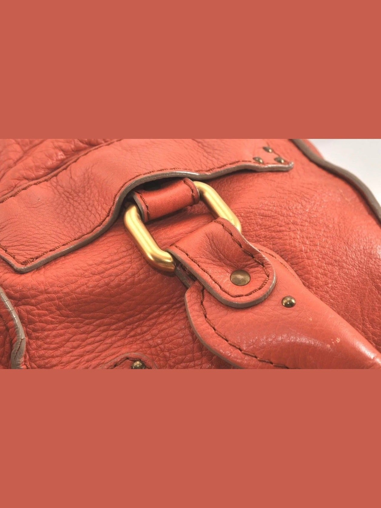 Chloe Paddington Burnt Orange Shoulder Bag