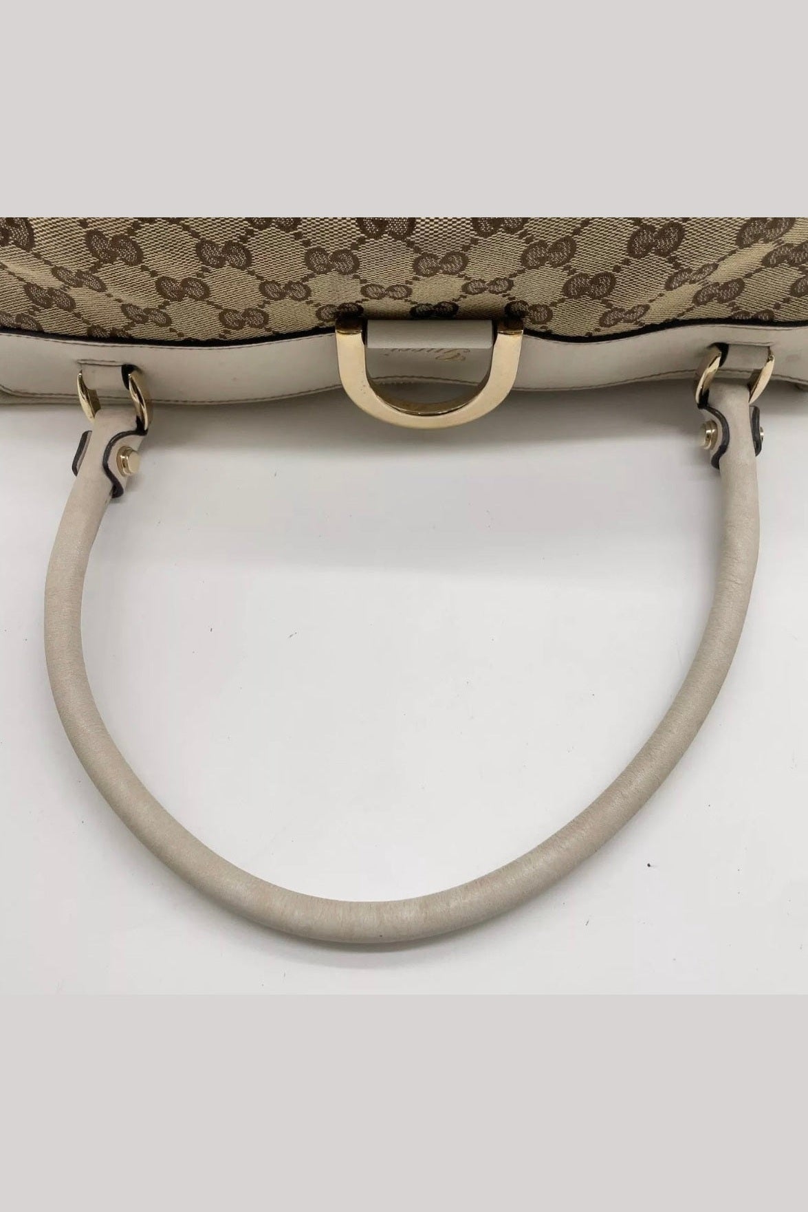 Gucci Leather & Canvas Abbey Shoulder Bag