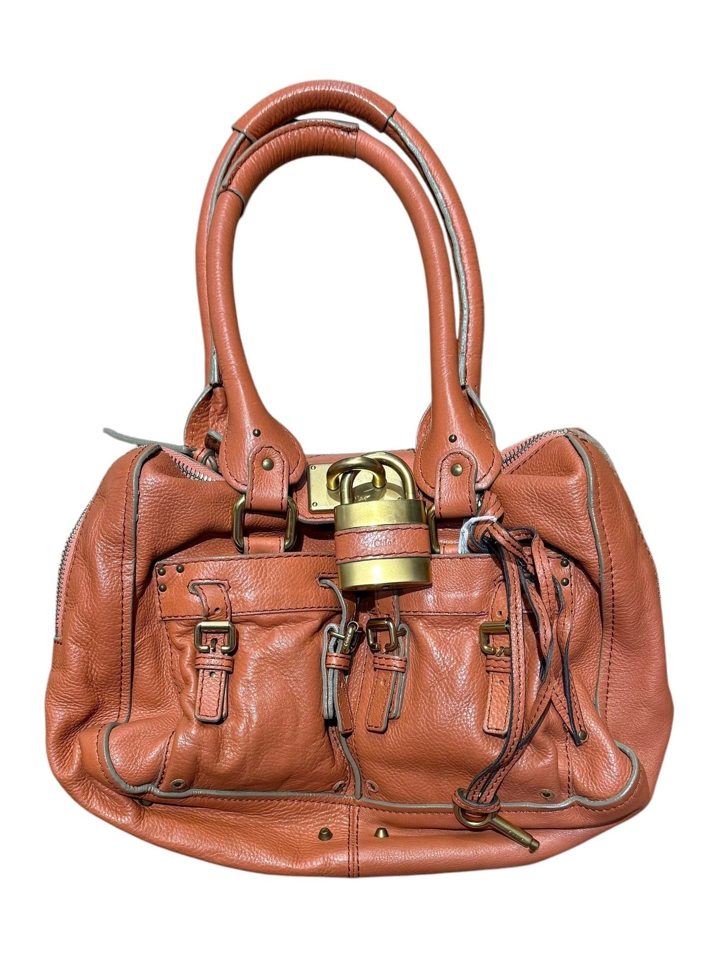 Chloe Paddington Burnt Orange Shoulder Bag