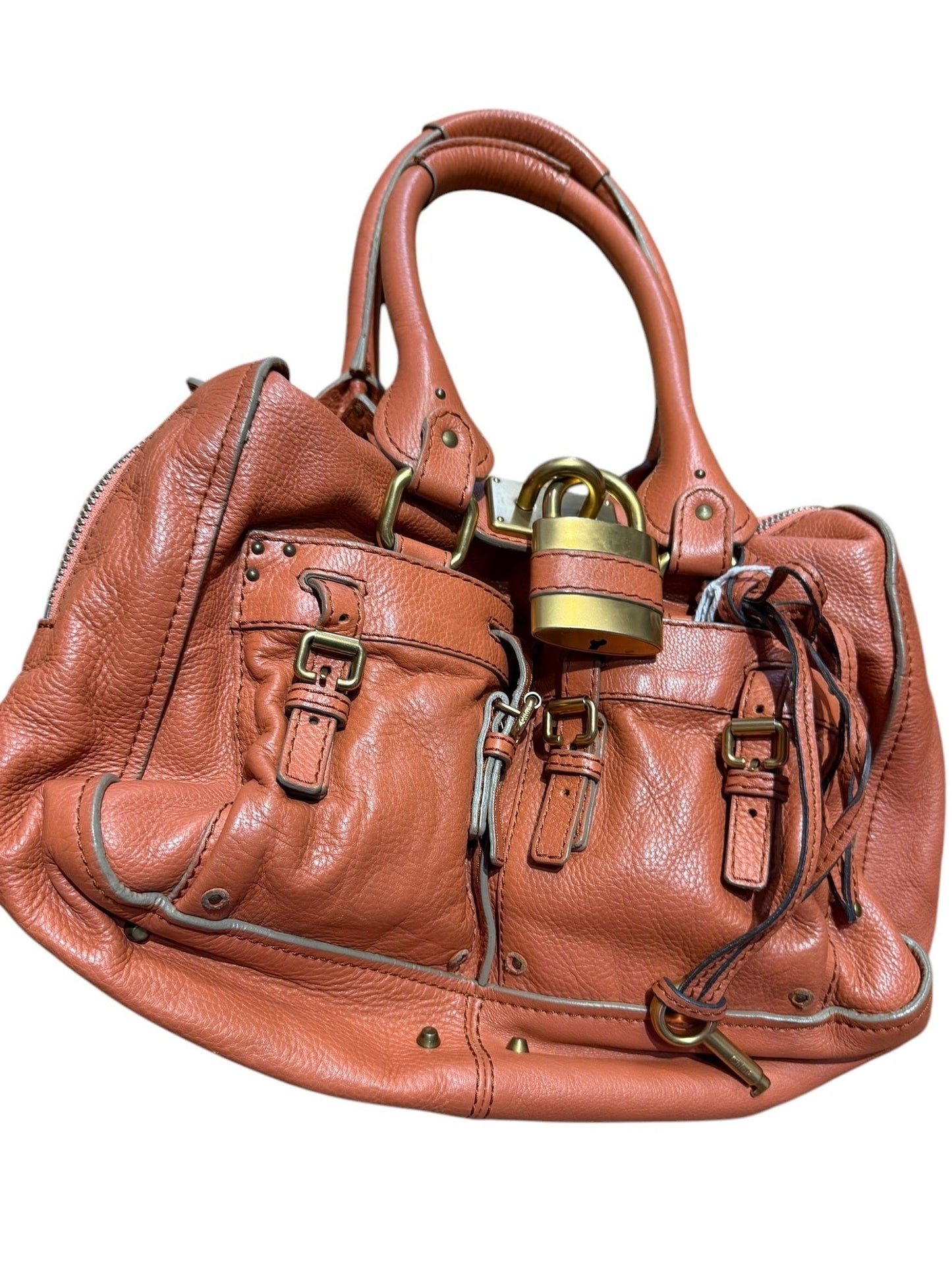 Chloe Paddington Burnt Orange Shoulder Bag