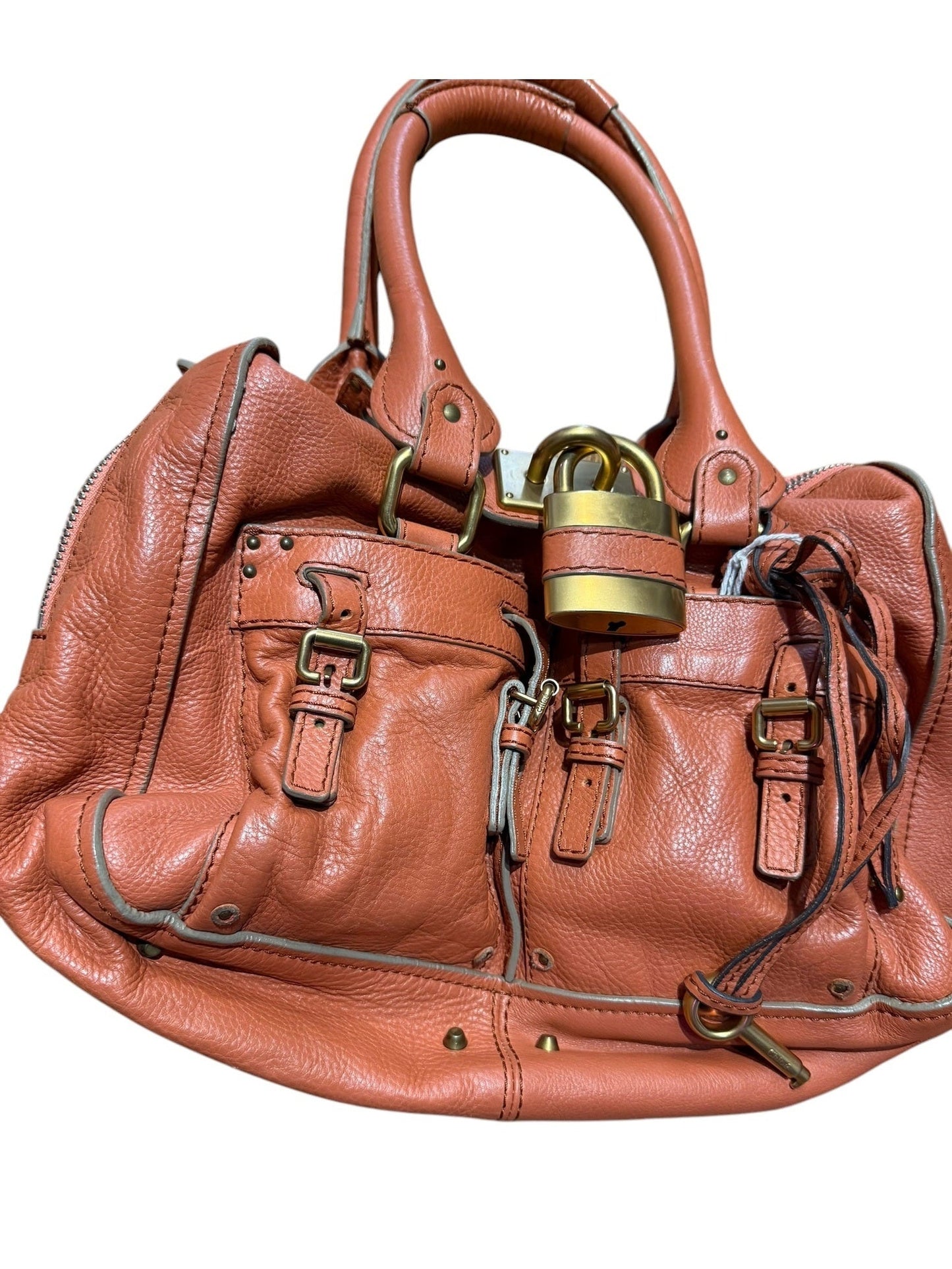 Chloe Paddington Burnt Orange Shoulder Bag